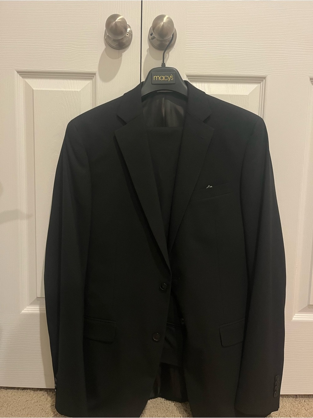 Alfani Men's Black Two-Button Suit Jacket
